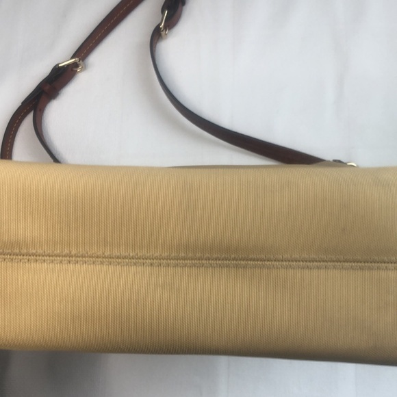 Dooney & Bourke Khaki Tan Nylon Collection Adjustable Shoulder Crossbody Bag - Picture 8 of 16